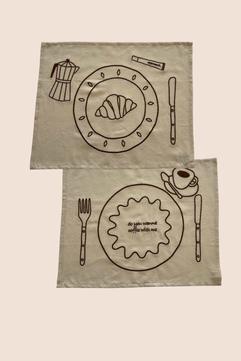 Placemats Set EspressOh x Kulu-Club