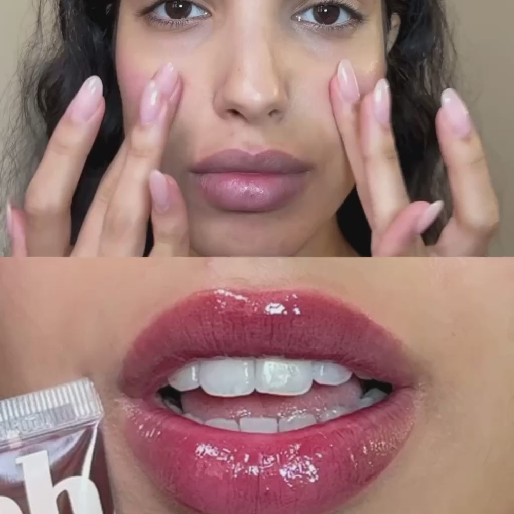 
                      
                        Carica e riproduci il video nel visualizzatore della galleria, Glassy cheeks, Cherry Lips
                      
                    