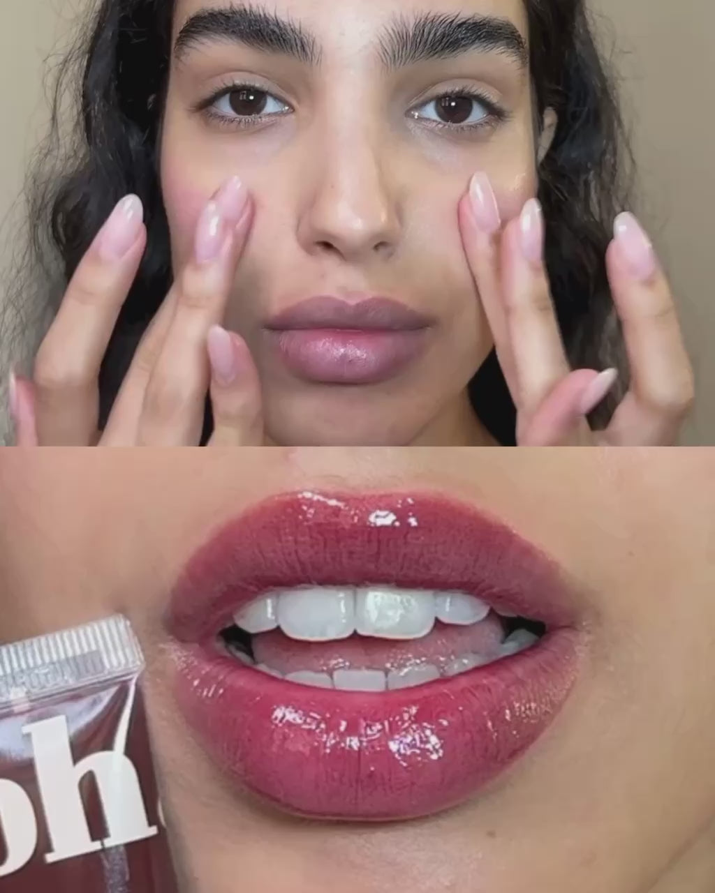 Glassy cheeks, Cherry Lips